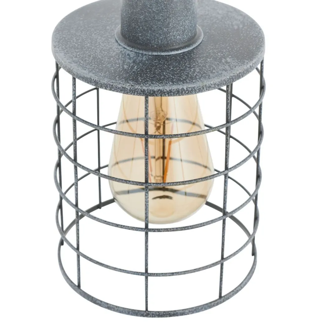 Keaton 3 Light Pendant Concrete Effect Ceiling Light