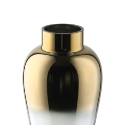 Kenyasi Gold Glass Vase