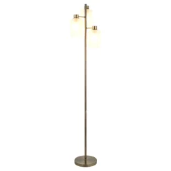 Kingsholm Antique Brass Floor Lamp