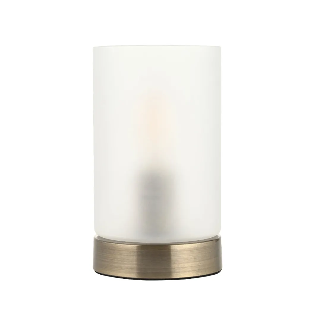 Kingsholm Antique Brass Touch Table Lamp