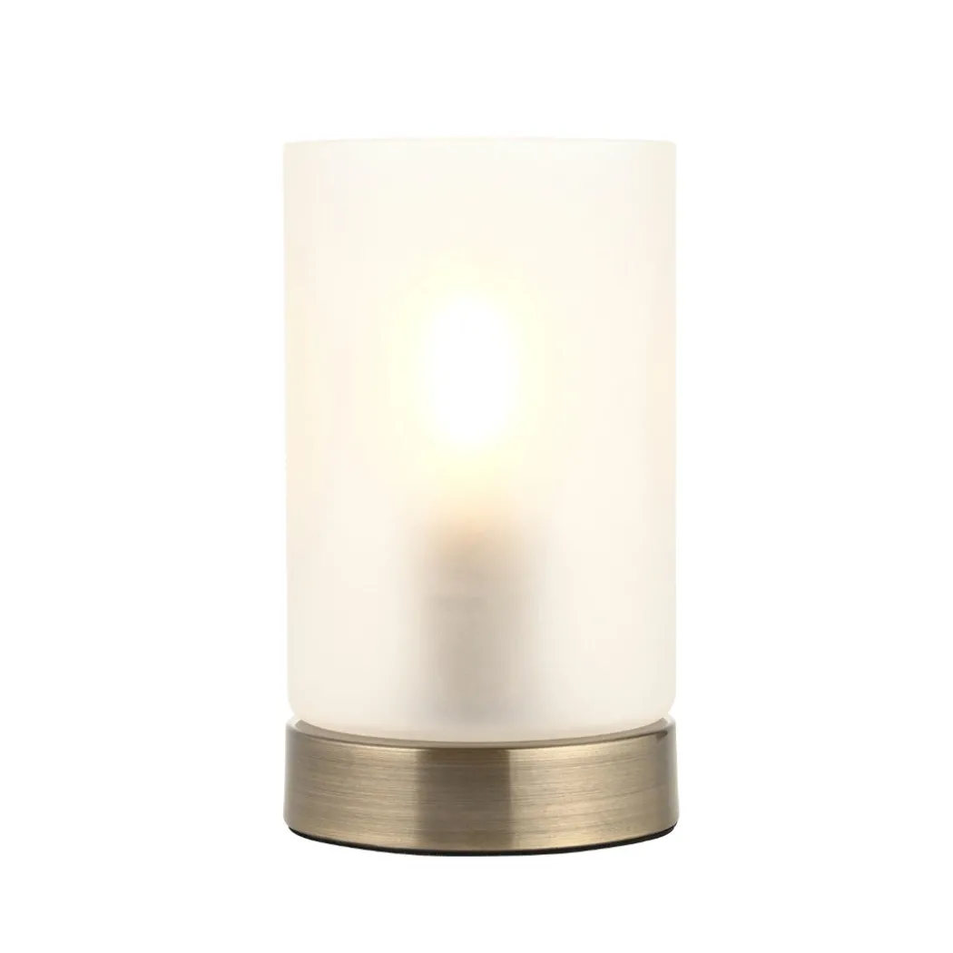 Kingsholm Antique Brass Touch Table Lamp