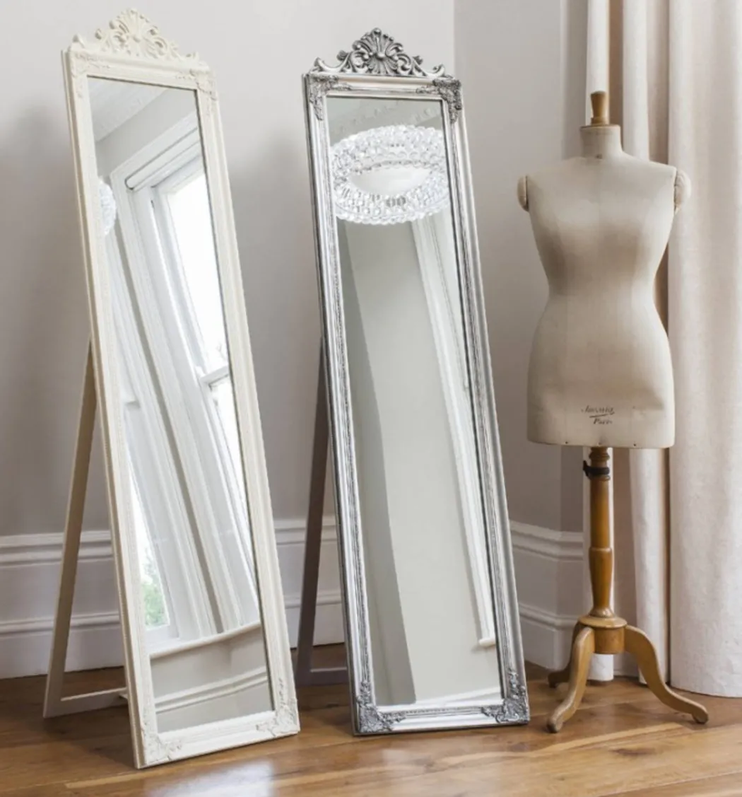 Lambeth 45x179cm Cheval Silver Mirror