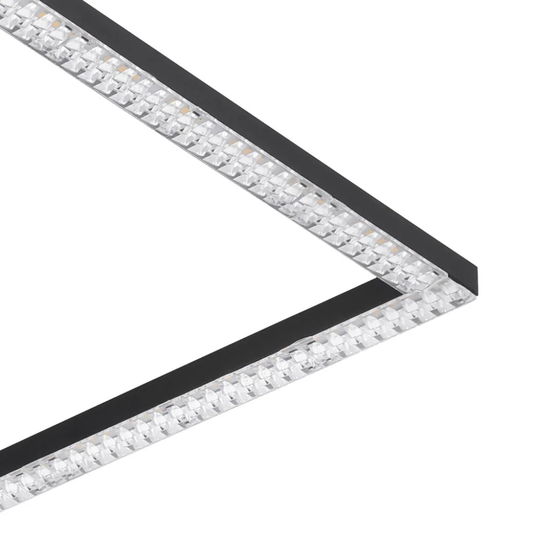Lejias Black LED Flush Ceiling Light