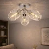Leonie 5-Light Polished Chrome Semi-Flush Ceiling Light