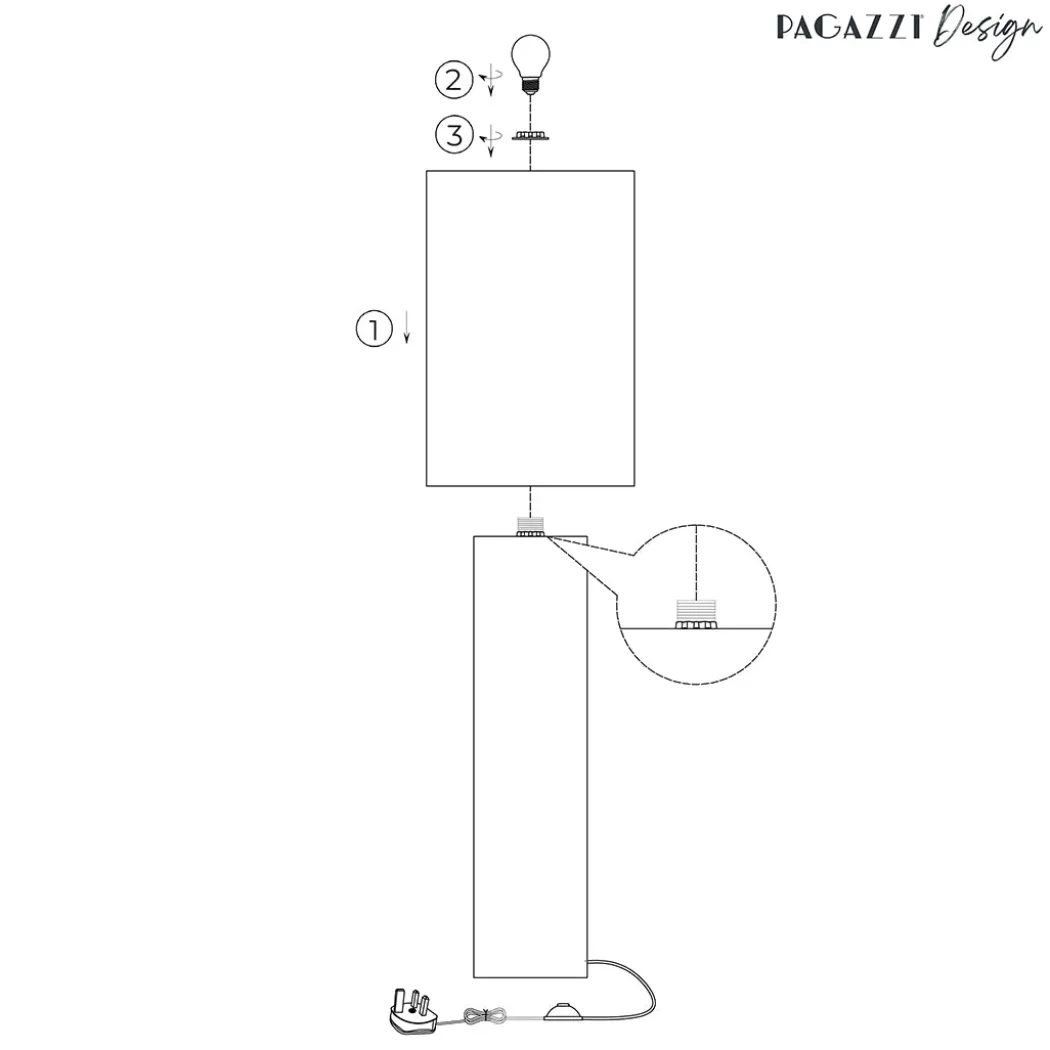 Leora White Floor Lamp