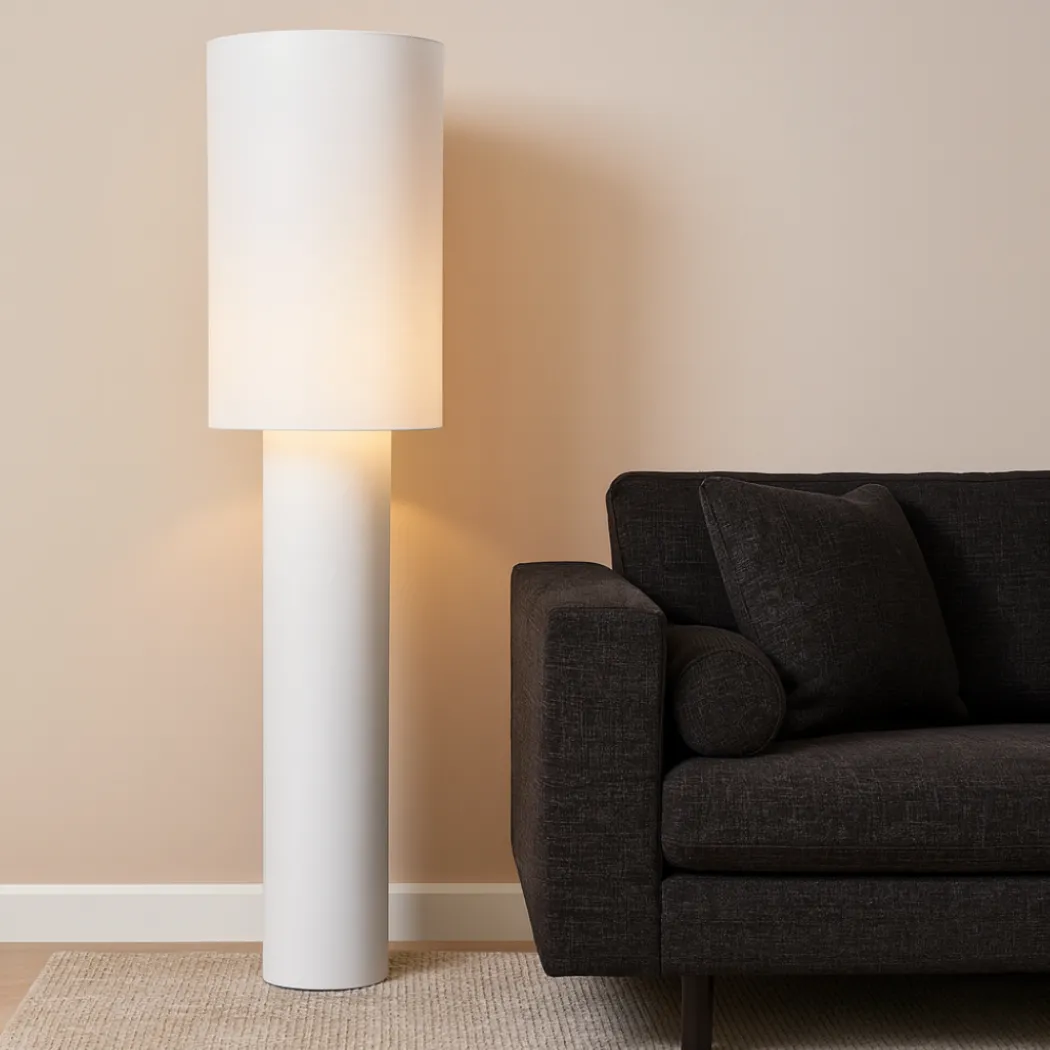 Leora White Floor Lamp
