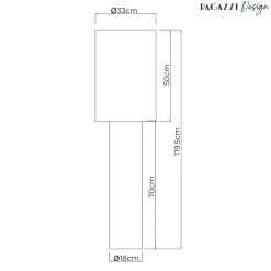 Leora White Floor Lamp