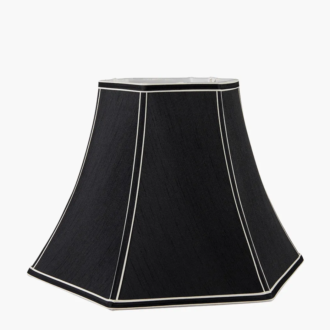 Lyla 50cm Bowed Black Shade
