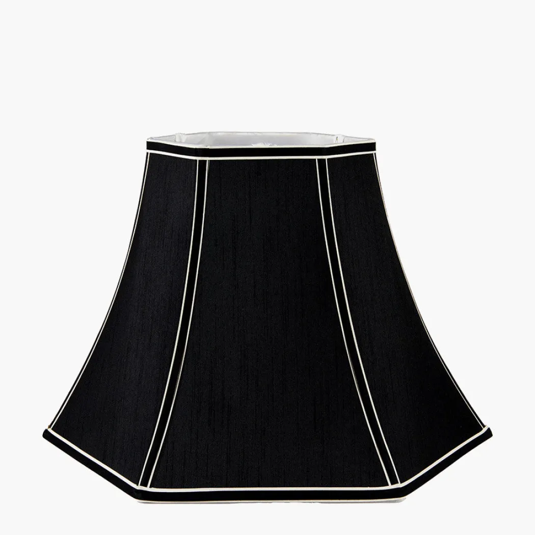 Lyla 50cm Bowed Black Shade