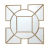 Lyshia 60cm Decorative Square Gold Mirror