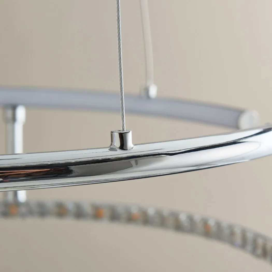 Mabel Silver LED Pendant Ceiling Light