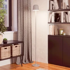Mannera Grey LED Rechargeable Floor Lamp