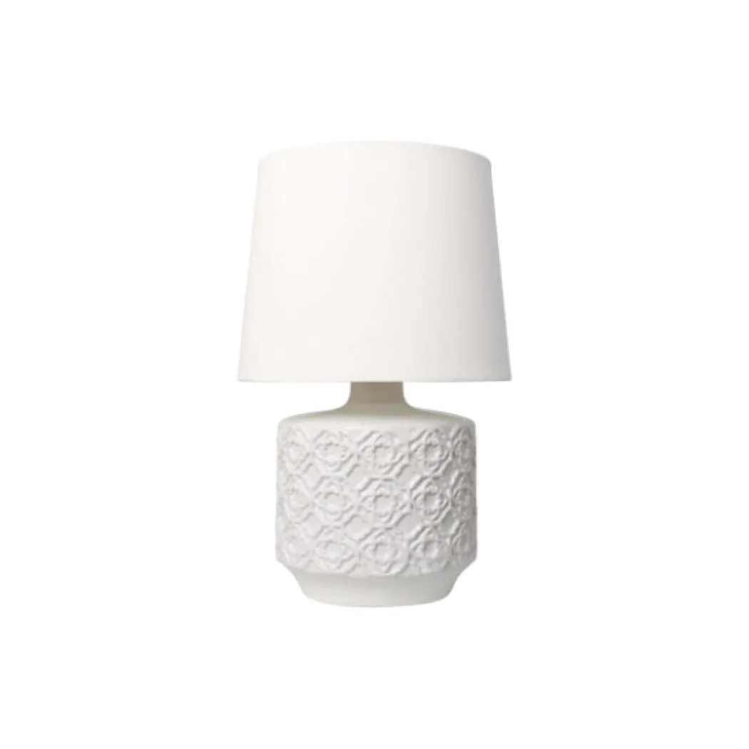 Mara White Ceramic Table Lamp