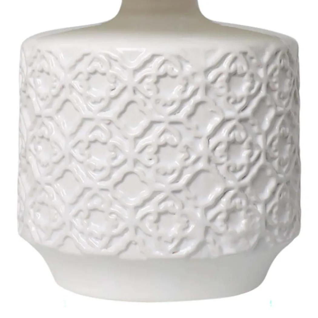 Mara White Ceramic Table Lamp