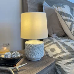 Mara White Ceramic Table Lamp