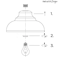 Maris Matte Ivory Easy-Fit Pendant