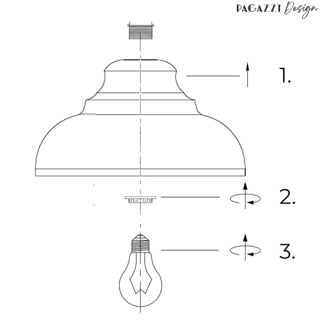 Maris Matte Ivory Easy-Fit Pendant