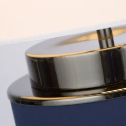 Marriot Navy & Black Nickel Table Lamp