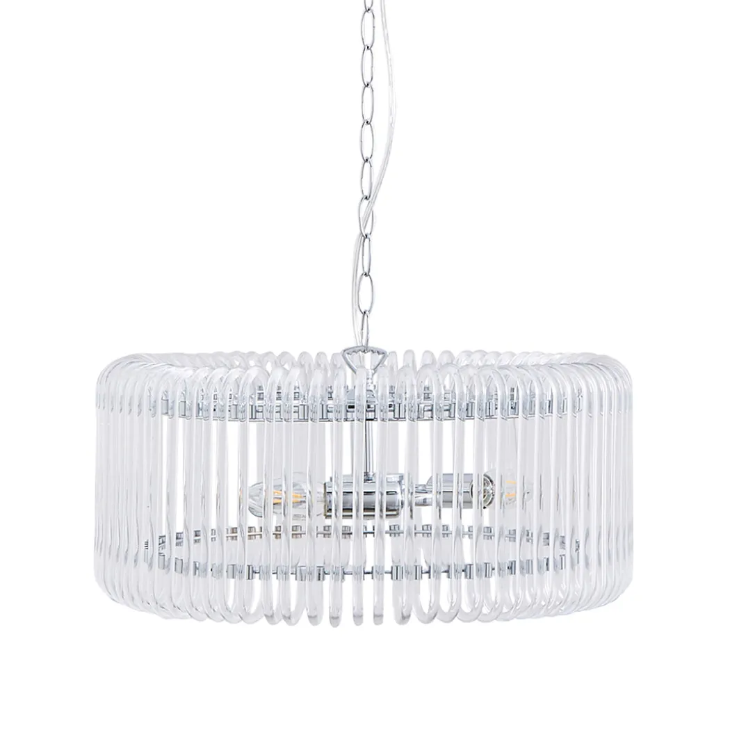 May 3-Light Chrome Ceiling Pendant
