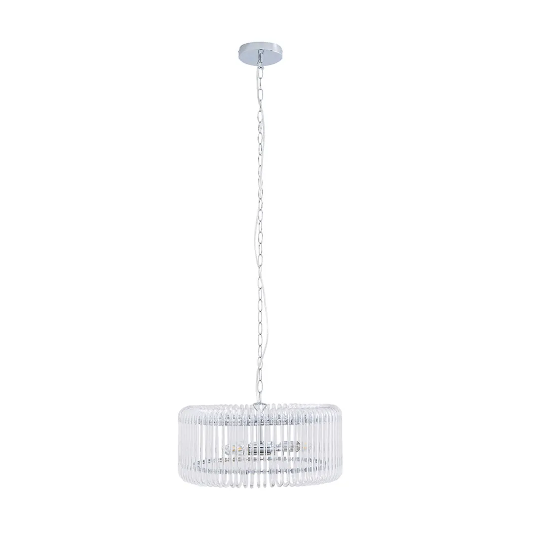 May 3-Light Chrome Ceiling Pendant