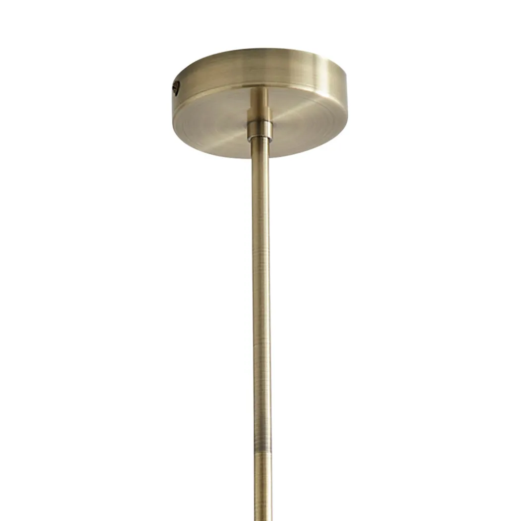 Maya 5-Light Antique Brass Semi-Flush Ceiling Light