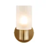 Maya 1-Light Antique Brass Wall Light