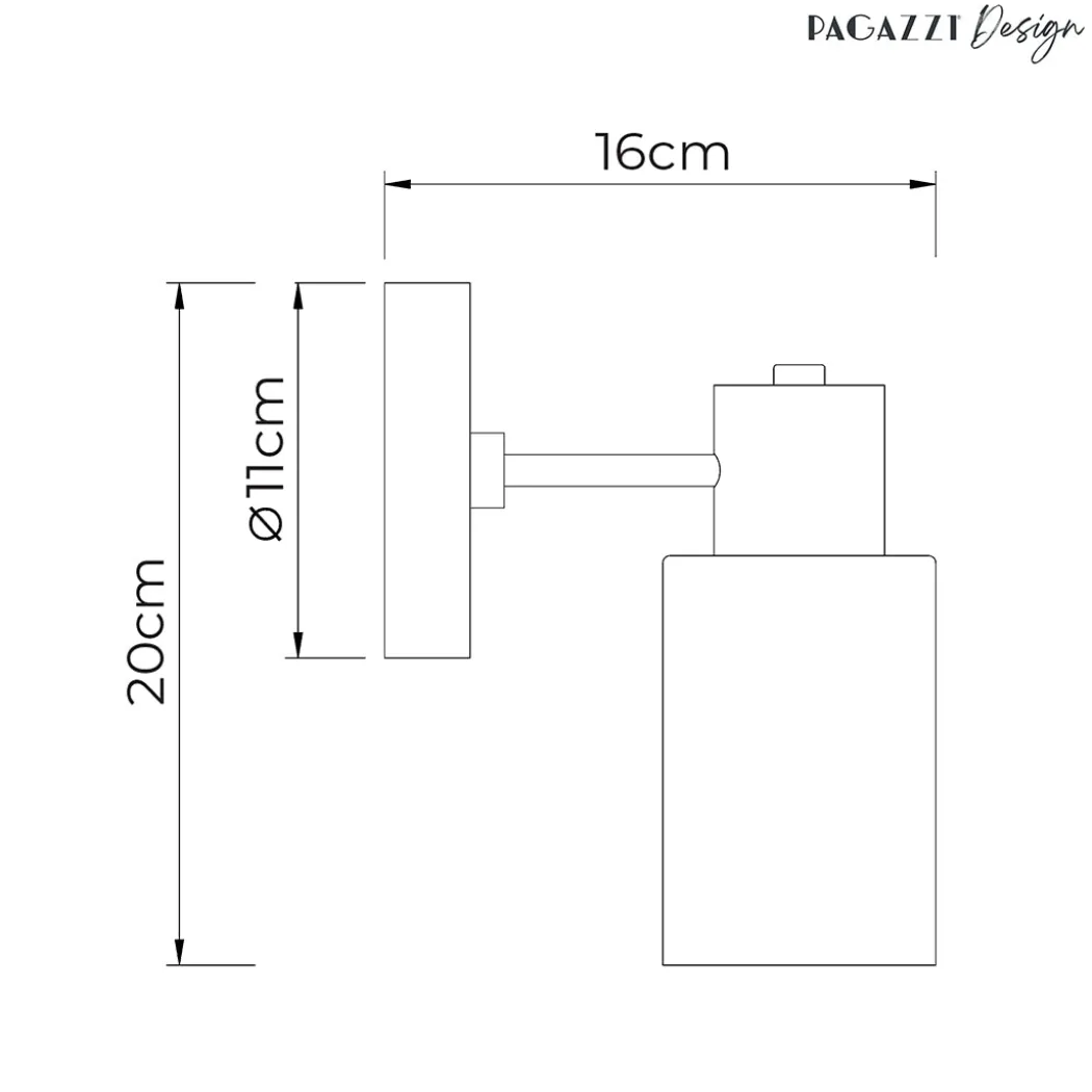 Maya 1-Light Antique Brass Wall Light