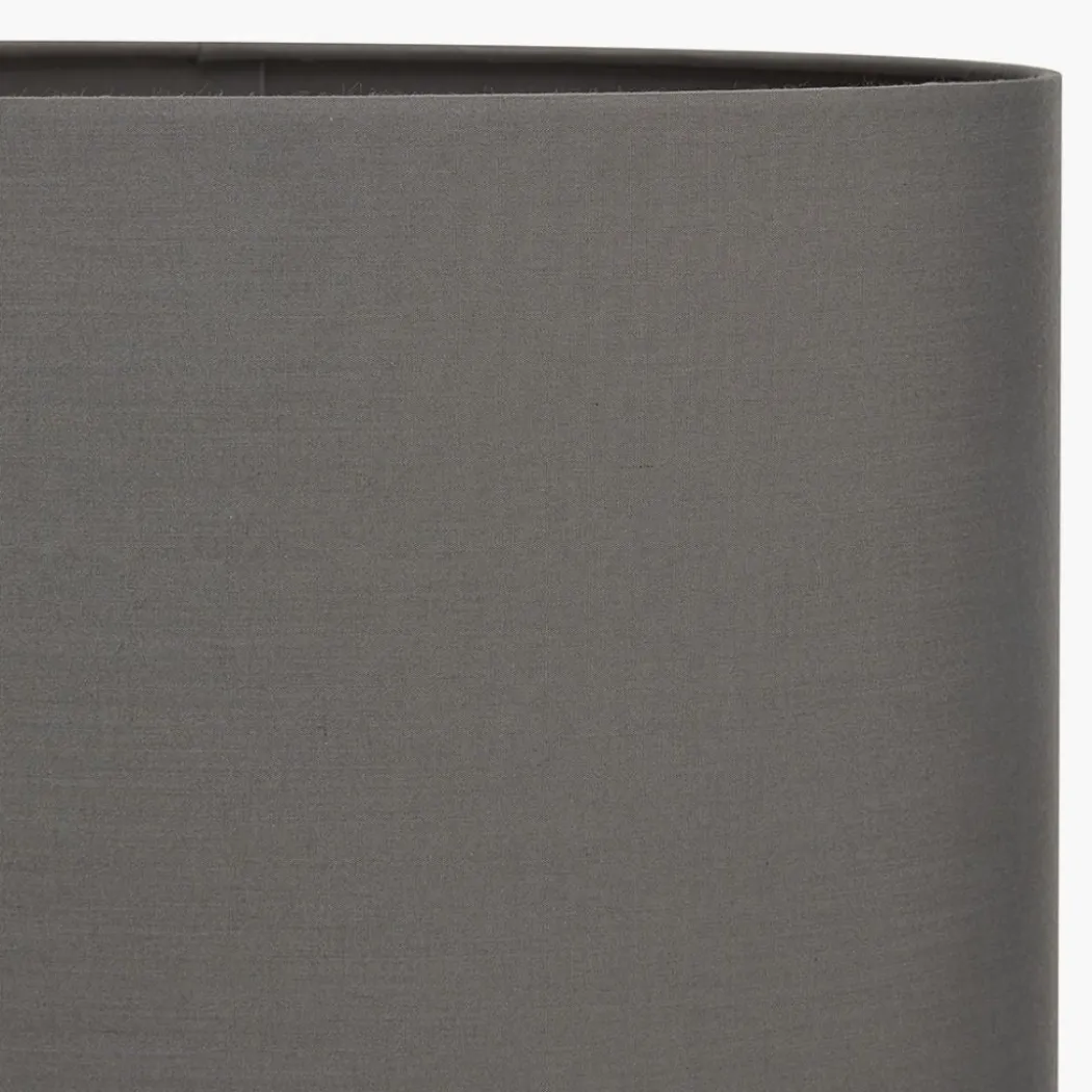 Mia 30cm Grey Oval Shade