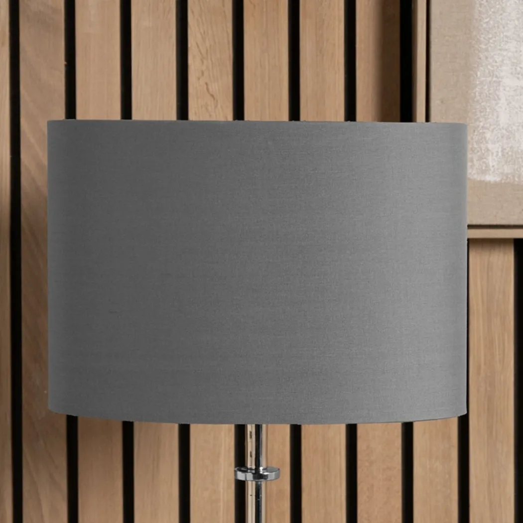 Mia 25cm Grey Oval Shade