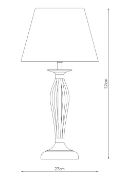 Miranda Black Table Lamp