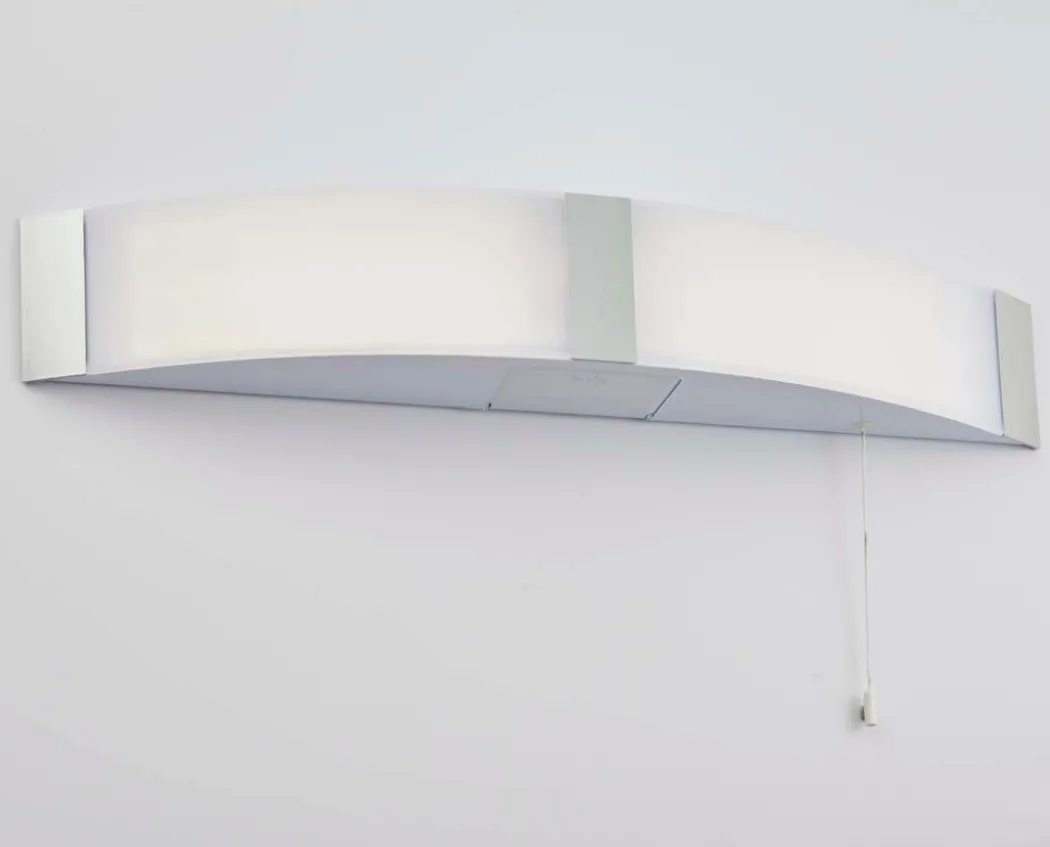 Onan Chrome LED Shaver Wall Light