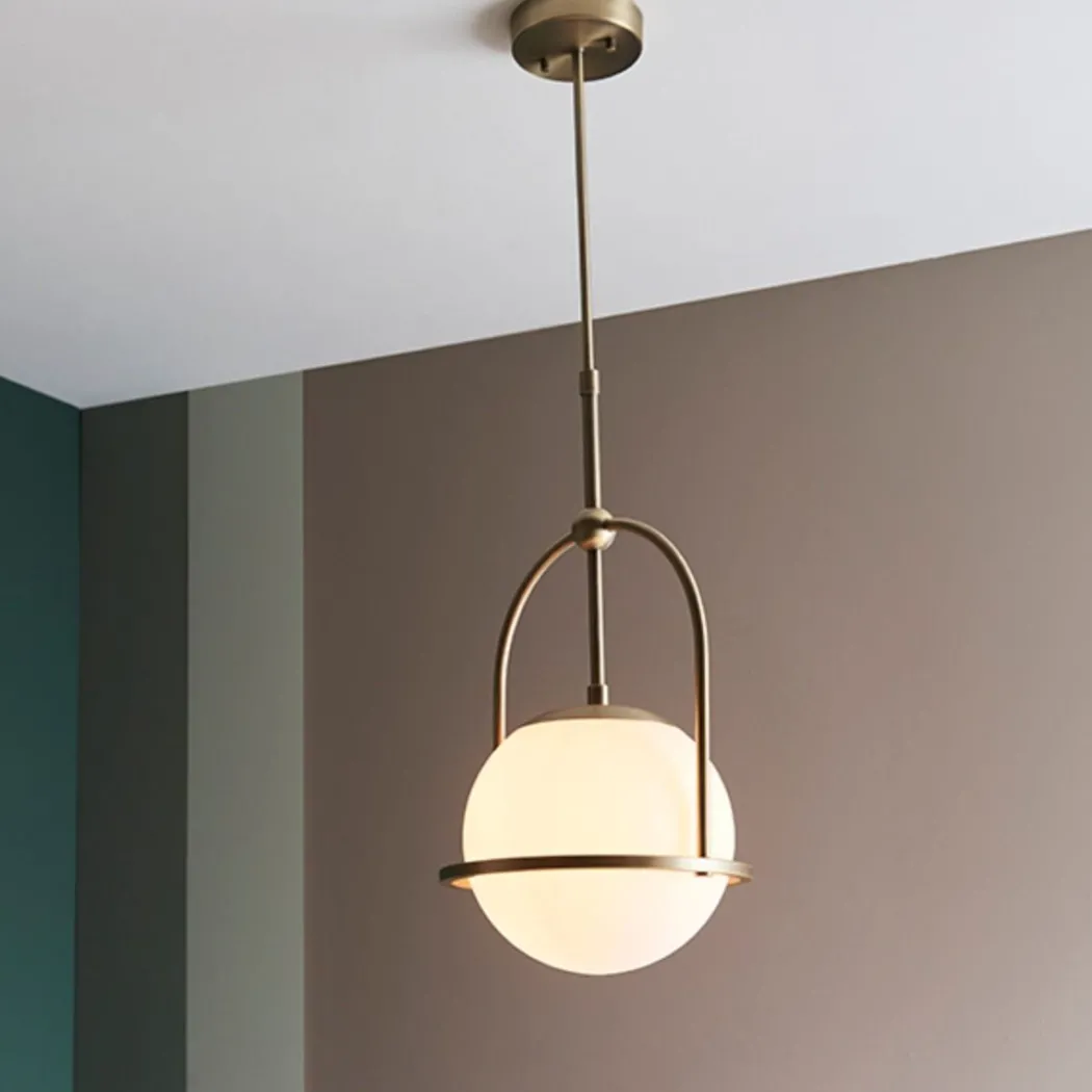 Pilar 1 Light Brass Ceiling Light
