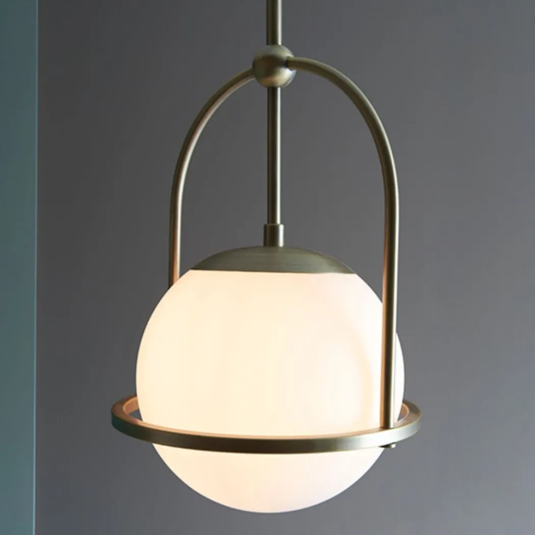 Pilar 1 Light Brass Ceiling Light