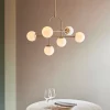 Pilar 6 Light Brass Ceiling Light