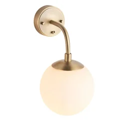 Pilar 1 Light Brass Wall Bracket