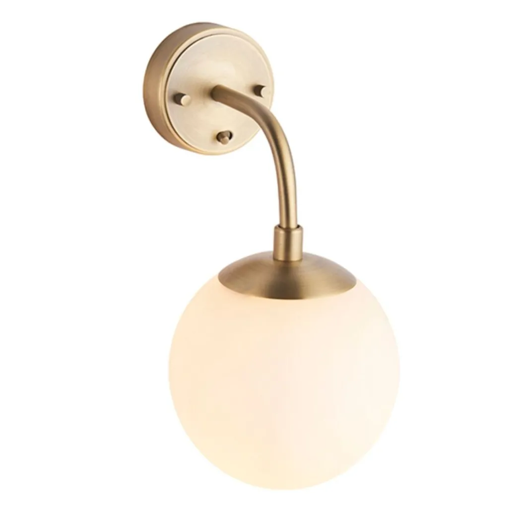 Pilar 1 Light Brass Wall Bracket