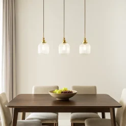Riva 3-Light Antique Brass Pendant Bar