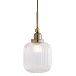 Riva 3-Light Antique Brass Pendant Bar