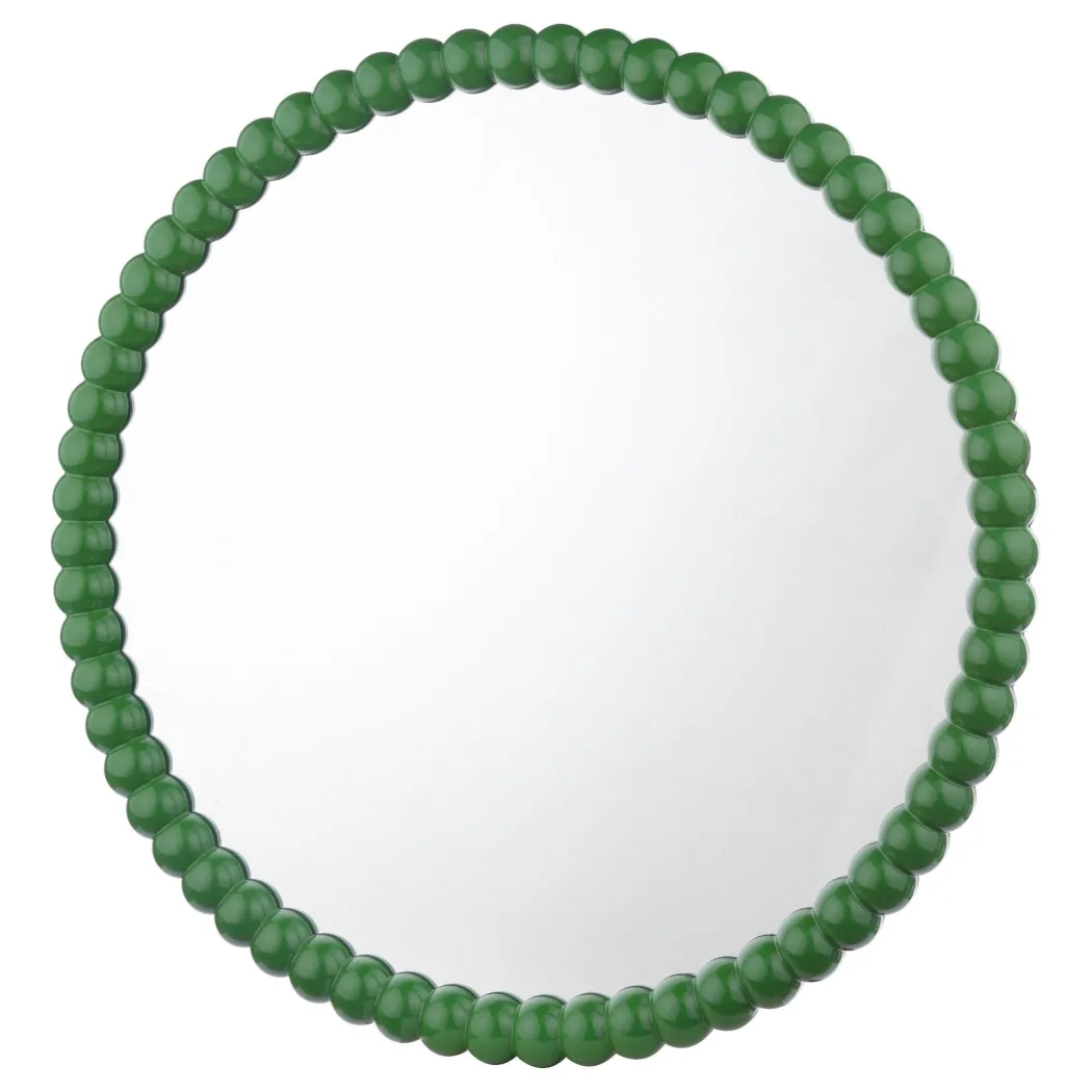 Ruan Round Mirror Green