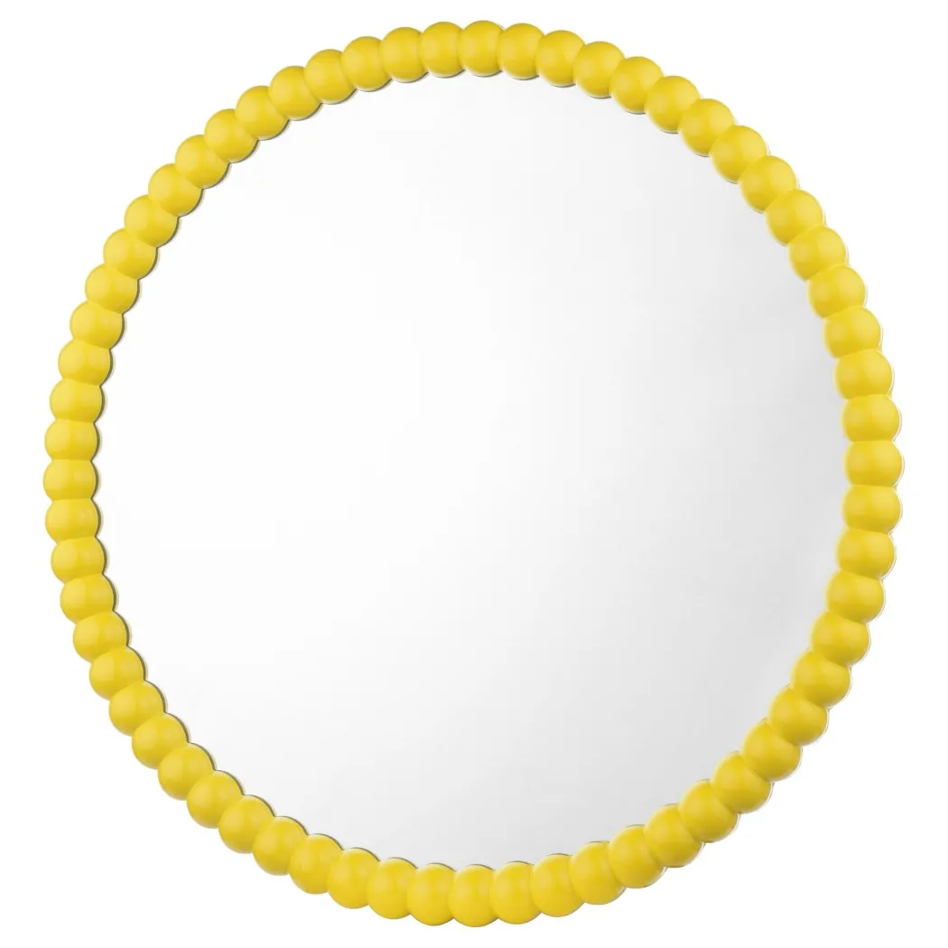 Ruan Round Mirror Yellow