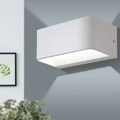 Sania White LED Wall Light