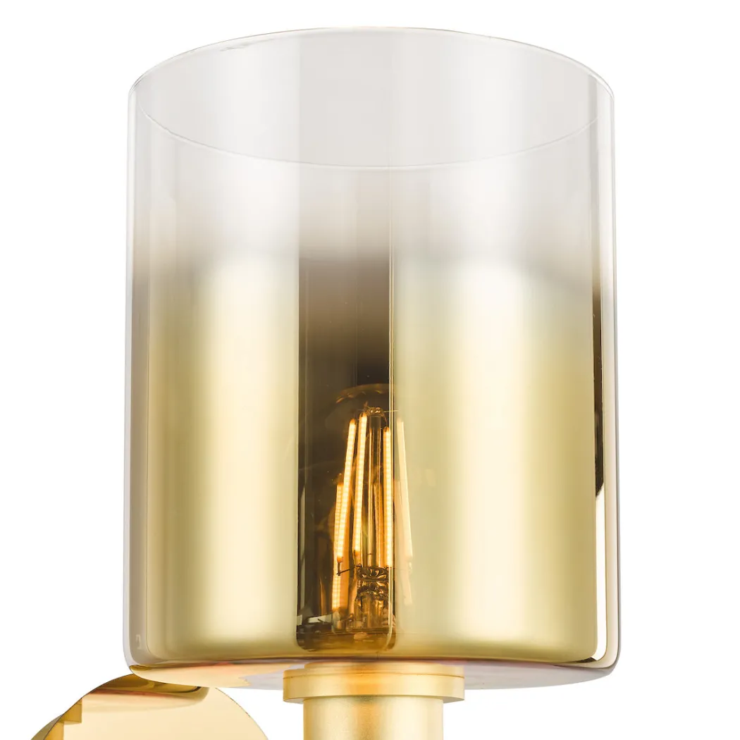 Savannah Satin Gold Wall Light