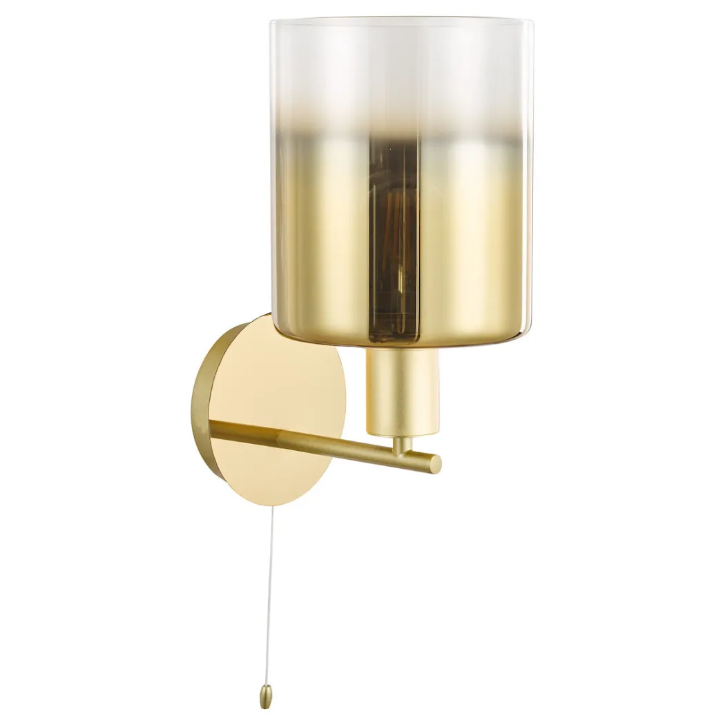 Savannah Satin Gold Wall Light