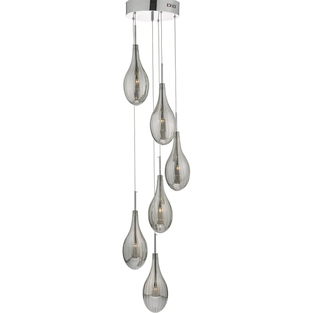 Seta 6 Light Cluster Ceiling Light