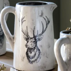 Stag Pitcher Vase Large