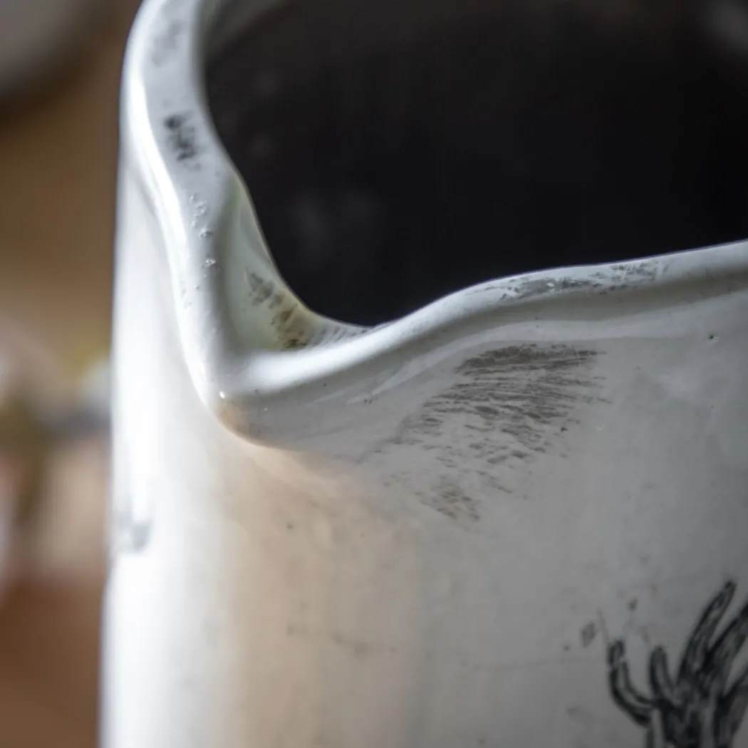 Stag Pitcher Vase Large
