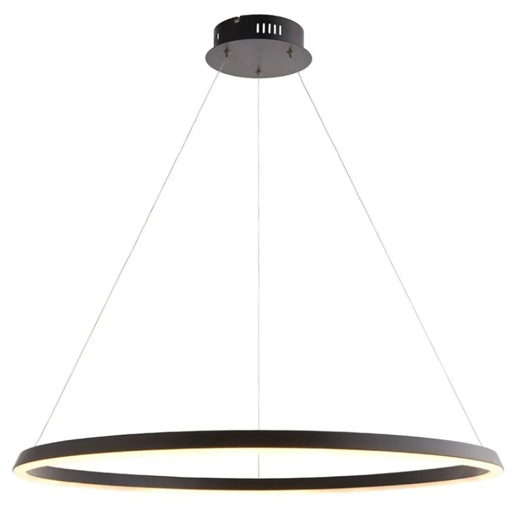 Staten Matte Black LED Pendant Ceiling Light