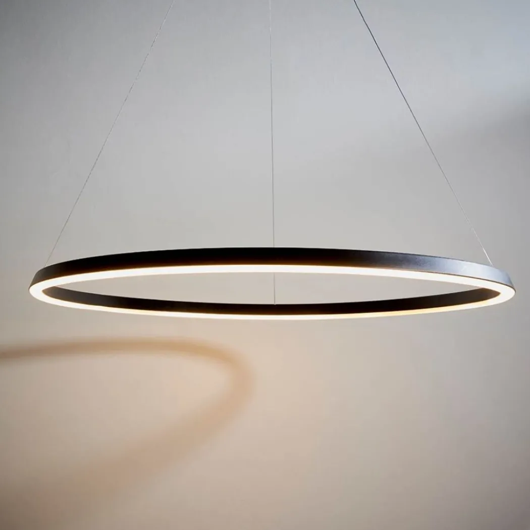 Staten Matte Black LED Pendant Ceiling Light