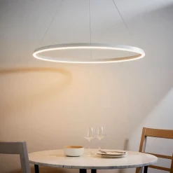 Staten Matte White LED Pendant Ceiling Light