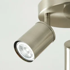 Talbot Brushed Nickel 3-Spot Plate